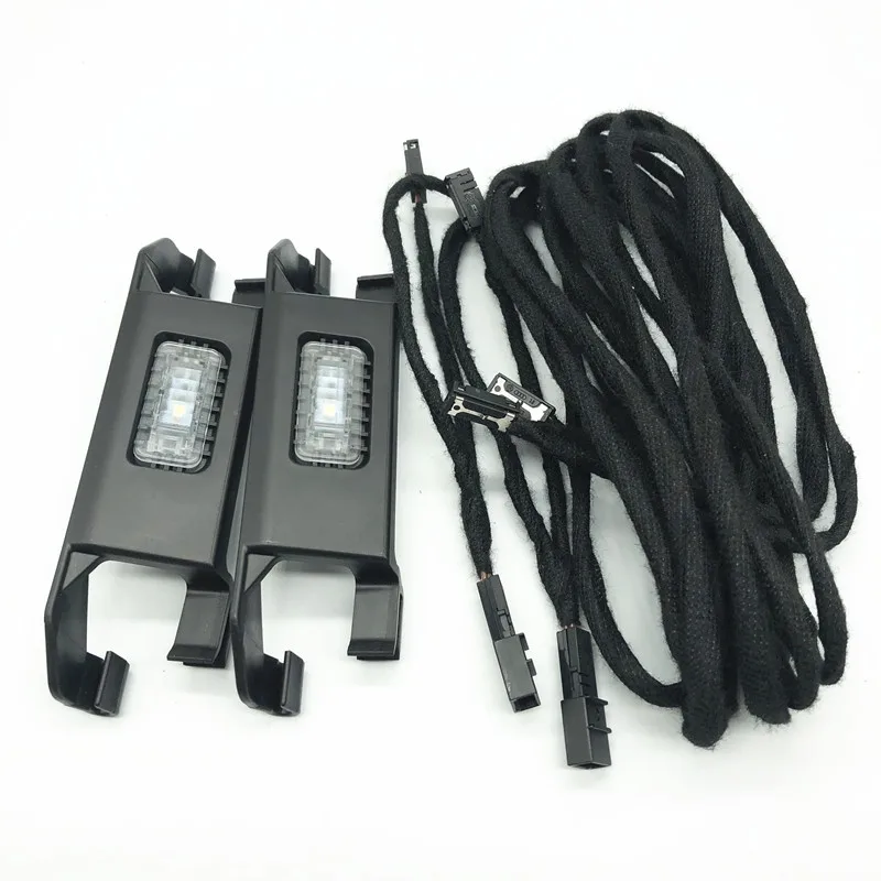 

Car Rear LED Footwell Light Cable wiring harness Bracket lamp Holder For VW jetta ID.4 Tayron T-Roc Talagon T-Cross Tiguan MK2