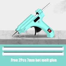 

Mini Hot Glue Gun 50W High Temperature Glue Gun for DIY Crafts, Projects, Fast Home Repairs Creative Arts, with 2pcs Glue Sticks