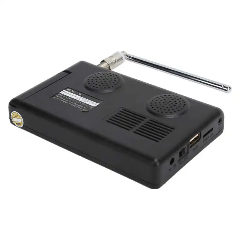 Portable TV LEADSTAR 5 Inch Digital Television Portable Digital TV Car Camping Kitchen UK Plug 110-220V Singapore Malaysia