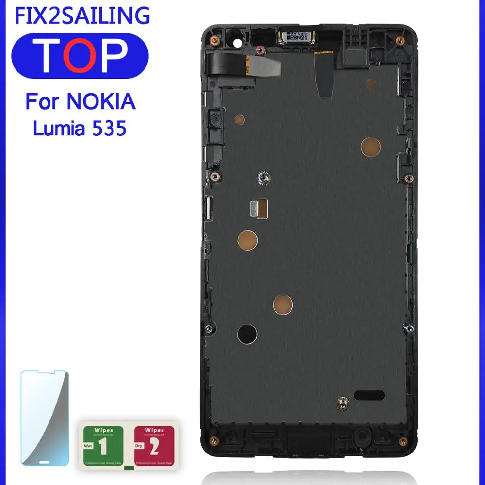 ЖК-дисплей с рамкой для Microsoft Lumia 535 N535 2C/2s | Мобильные телефоны и аксессуары