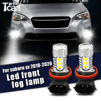 

Tcart H8 H9 H11 Car LED Front Fog Light Bulbs For Subaru XV 2018 2019 2020 Accessories Auto Led Driving Lamps