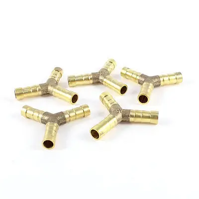 

5Pcs Y Joint 3 Ways Hose Barb Fitting Connector Coupling for 8mm Tube