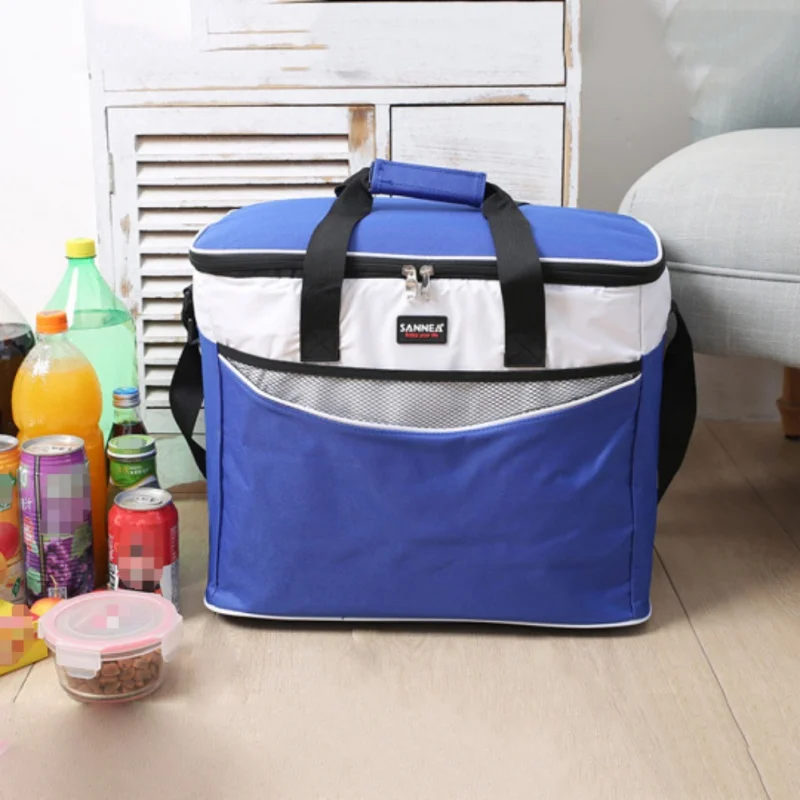 

34L Outdoor Camping BBQ Picnic Lunch Bag Outdoor Insulated Bag Lunch Box Tote Bento Bag Food Thermal Cooler Bag
