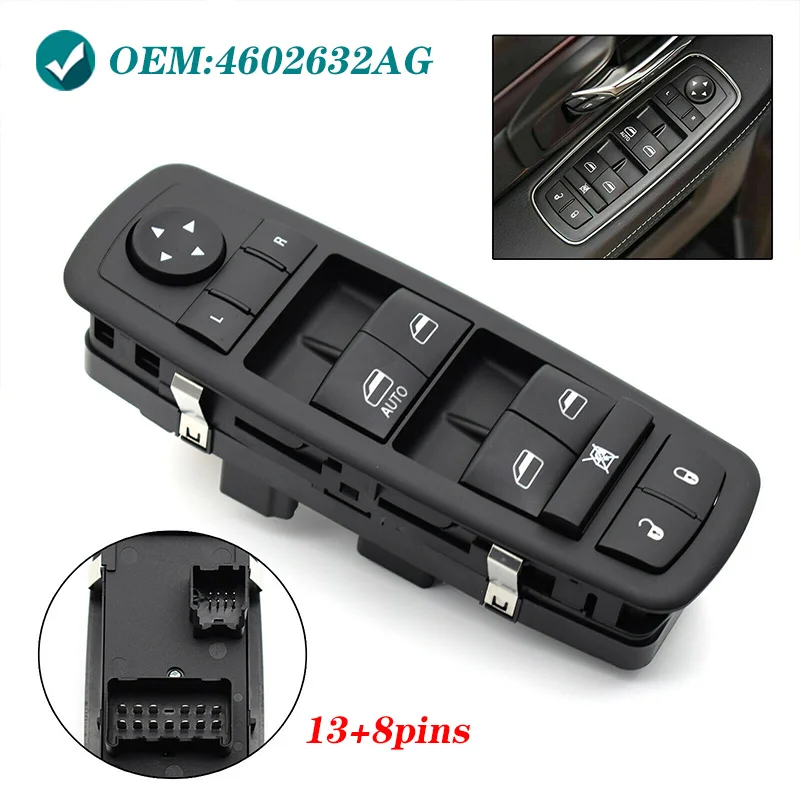 Автомобильный переключатель стеклоподъемника подходит для Dodge Nitro Jeep Liberty 2008-2012