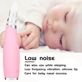 

Baby Nasal Aspirator Electric Safe Hygienic Nose Cleaner Baby Care Nose Tip Oral Snot Sucker For Newborn Infant Toddler
