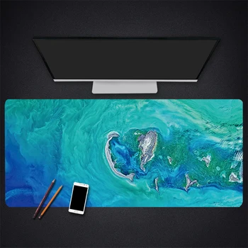 

Extra Large Nature Mouse Pad Gaming Waterproof Mousepad Non-slip Rubber Desk Mat with Locking Edge Computer Keyboard Pad