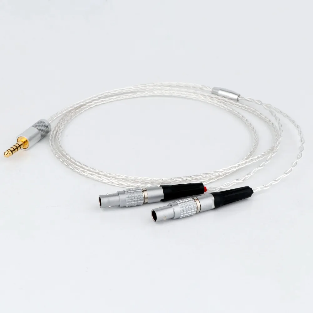 8Core 2.5Mm 4.4Mm 3.5Mm Xlr Cavo Auricolare Per Cuffie Per Focal Utopia Fidelity Circumaural