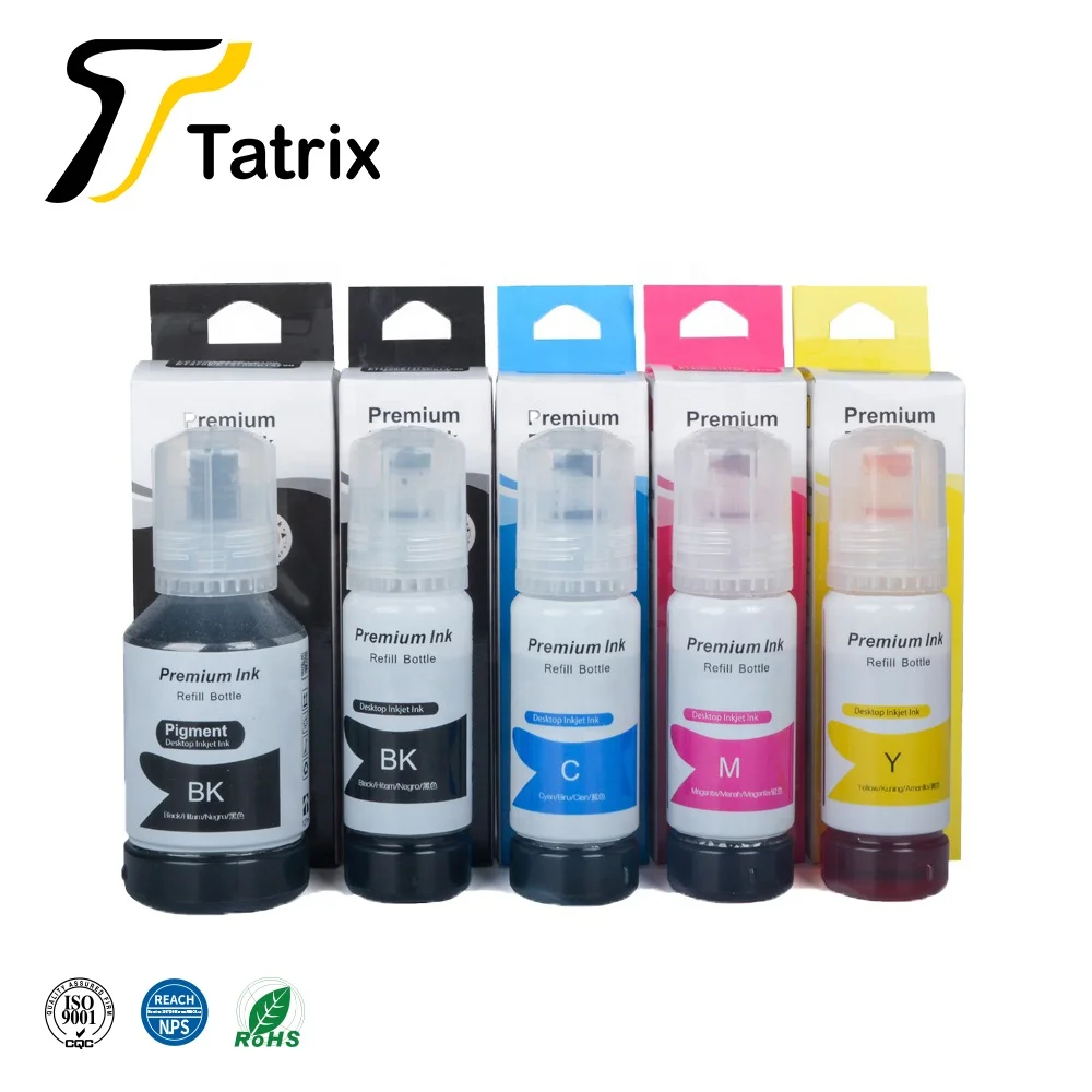 

Tatrix Quality Refill Ink For 002 101 102 105 502 504 EcoTank Ink For Epson L4150 L4160 L6160 L6170 L6190 ET2750 ET3700 ET4750