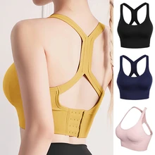 Женская спортивная одежда vertvie, бюстгальтер, пуш-ап, укороченный топ, Женский лифчик для фитнеса, полый дышащий Топ, сексуальный бюстгальтер для бега, йоги, спортивная одежда