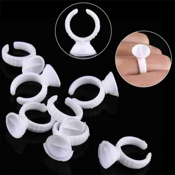 

2020 New Disposable Permanent Makeup Ring No Divider Tattoo Ink Pigment Base tattoo Caps Holder Cup Size S/M/L