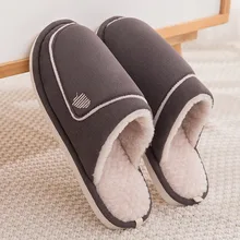 Большие размеры; водонепроницаемые домашние тапочки для мужчин; Новое поступление; Домашние бархатные теплые хлопковые тапочки; Мужская обувь; Zapatos De Mujer; Прямая поставка