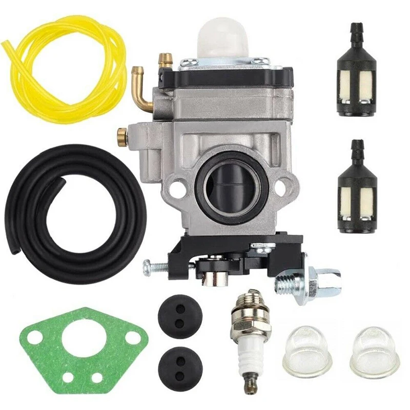 

High Quality Carburetor Kit for 2 Stroke 15mm Strimmer Hedge Trimmer Brush Cutter Chainsaw Carburetor Kit Tool Parts