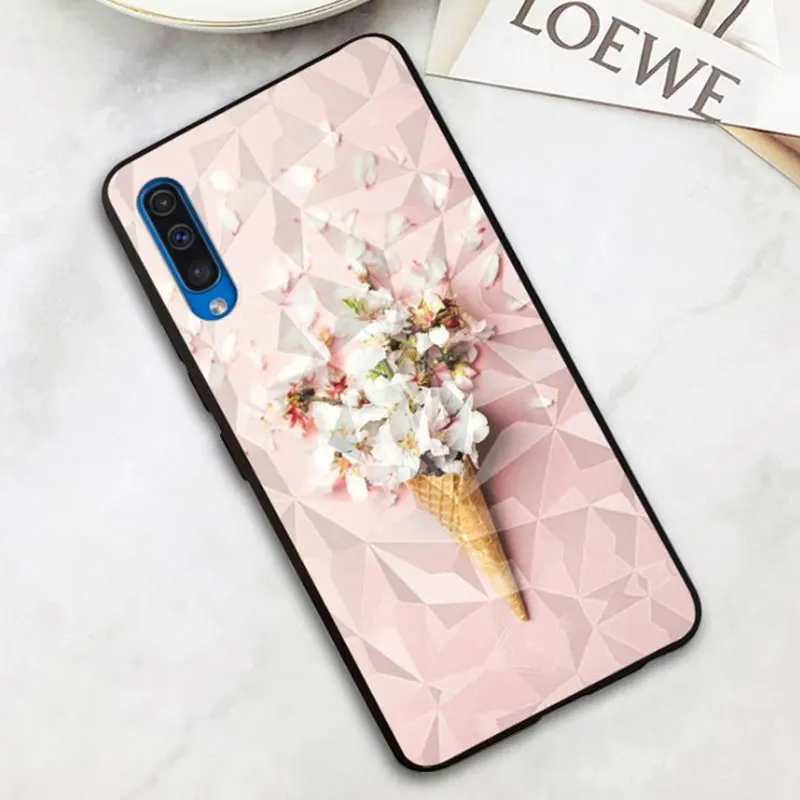15 For Samsung A30S Case 3D Diamond Flowers PC Hard Back Phone Case Cover For Samsung Galaxy A30S A 30S A30 S Case A307F Coque - Цвет: 15