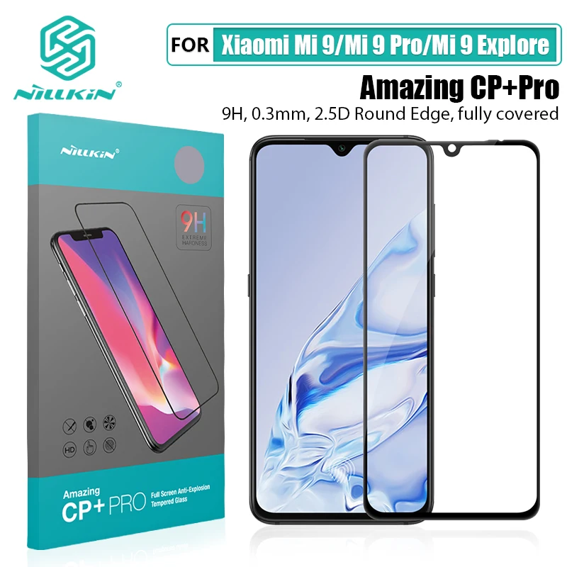 Для xiaomi mi 9 pro Защитное стекло NILLKIN Amazing H/H+ PRO/XD+ 9H для xiaomi mi 9 pro 5G Закаленное стекло протектор 6,39'' - Цвет: CP Plus Pro 2.5D