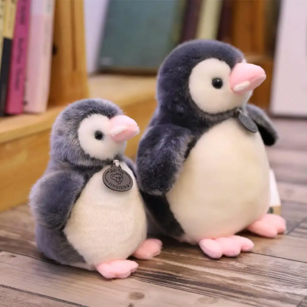 

18/25cm INS Baby Appease Plush Doll cute Soft Penguin Pink Grey Stuffed Plush Toy Kids Sleeping Toy for girls children Christmas