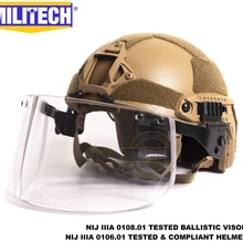 MILITECH Coyote CB OCC лайнер набор NIJ IIIA БЫСТРО Пуленепробиваемый Шлем и комплект козырька баллистический шлем баллистическая пуленепробиваемая маска