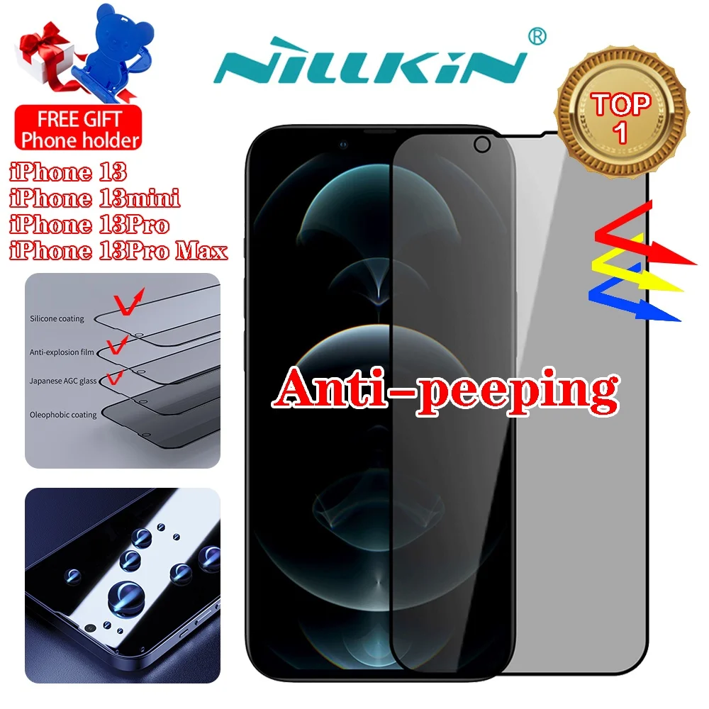 Nillkin закаленное стекло Анти-шпион для Apple iPhone13 13mini 13Pro ip13ProMax Взрывозащищенная