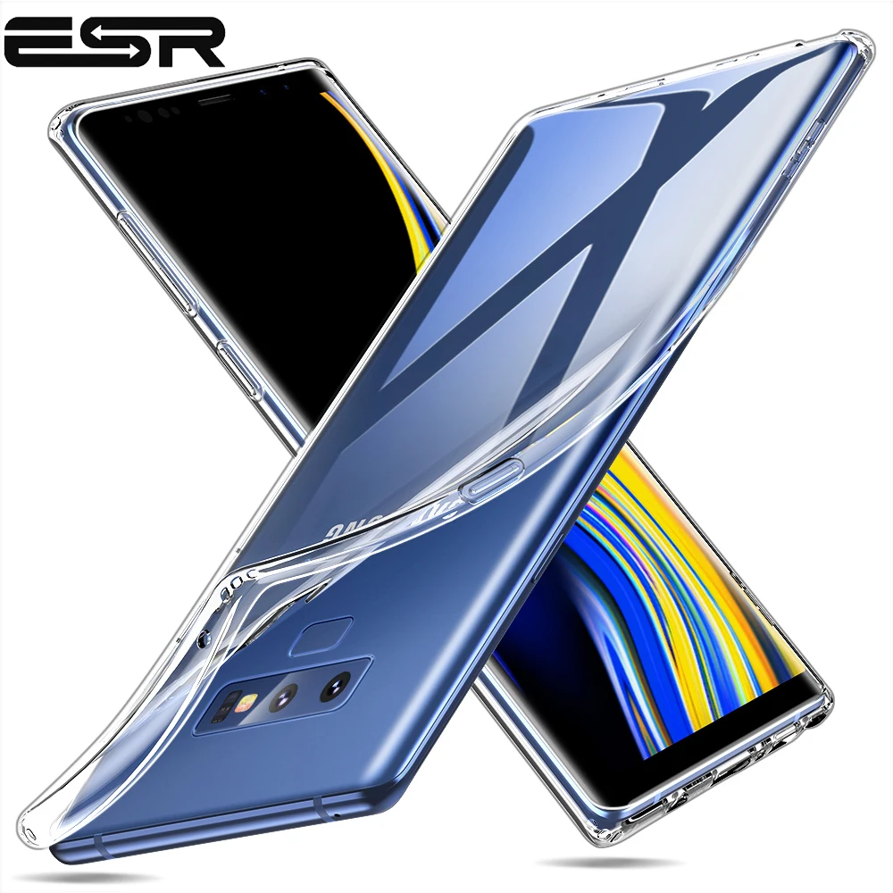 ESR Luxury Soft TPU Case for Samsung Note 9 Ultra Thin Transparent Crystal Clear For Galaxy Cell Phone Cover | Мобильные телефоны и