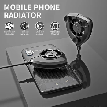 

Portable Cooling Fan Gamepad Game Handle Radiator Mobile Phone Cooler Mini Cooling Fans For iPhone Samsung Huawei Xiaomi Tablet