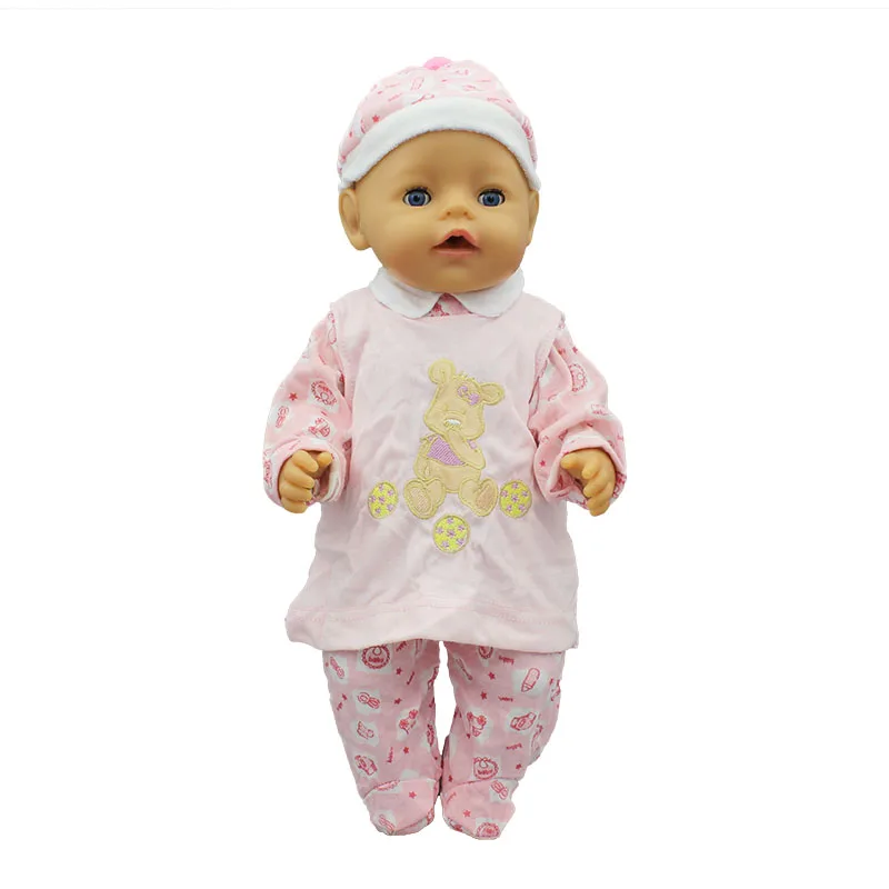 Высококачественная кукольная одежда, подходящая для 17 дюймовых кукол, одежда для 43 см, аксессуары для новорожденных Aoll, подарки для маленьких девочек - Цвет: 15