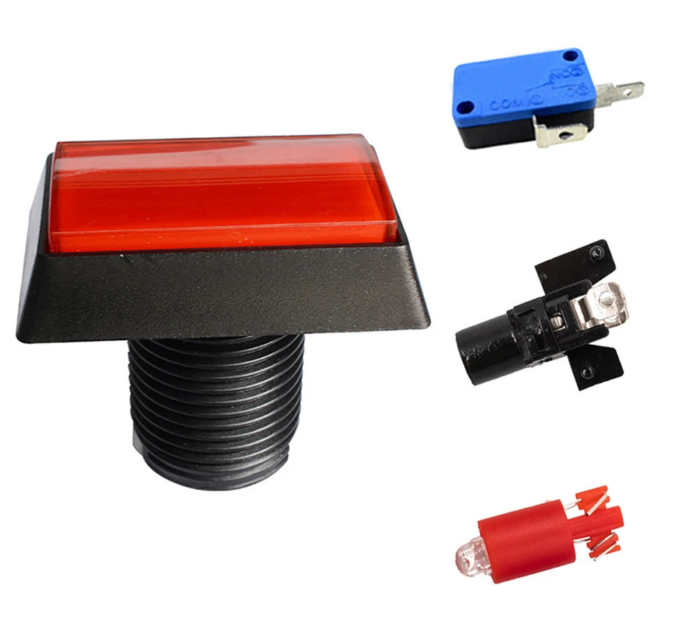 

Rectangular beveled LED button