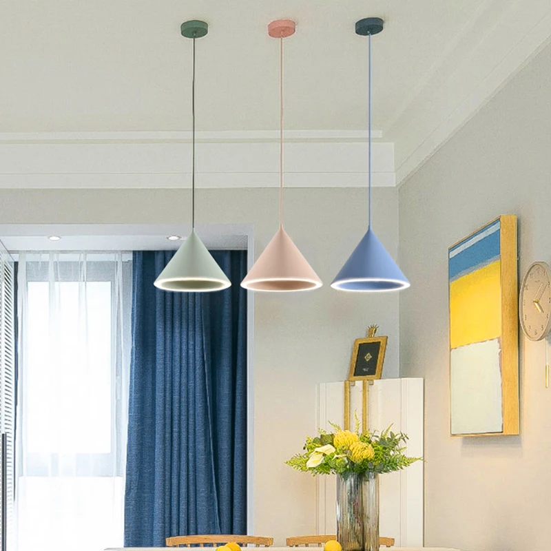 

New Design Simple Three - Head Tie Yi LED Pendant Light Living Room Bedroom Corridor Stair Decorates Lamps Room Lamp