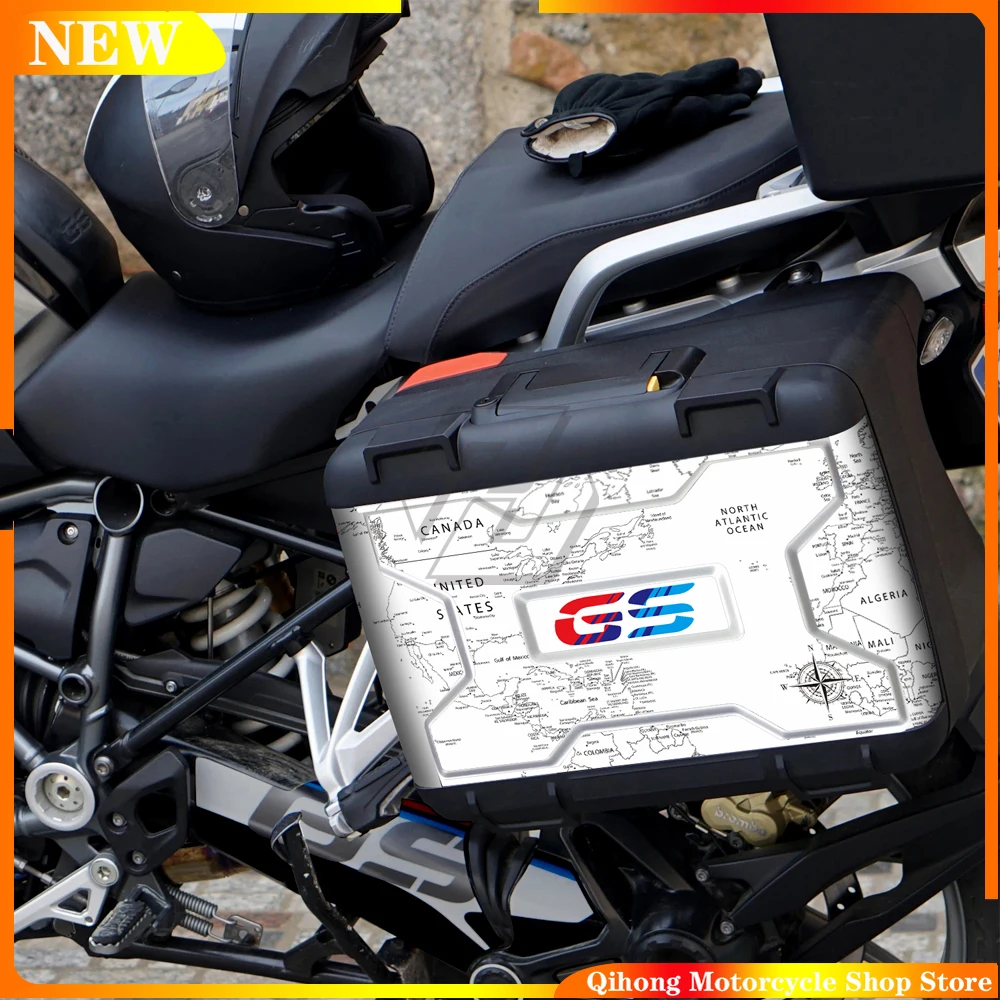 Motorcycle Saddlebag Side box Decoration Stickers Decals Protective sticker for BMW Vario 2004-2012 R1200GS R1250GS