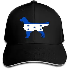 Мужская Wo Мужская s Honduras флаг золотистый ретривер, собака дальнобойщиков Кепка s бейсболка