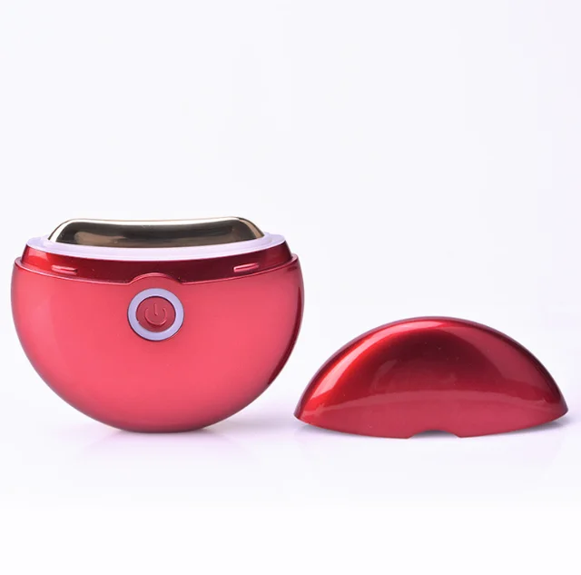 Electric Microcurrent Face Massager 42℃ Hot Compress Heat Vibration Facial Lifting LED Photon Skin Tighten Scraping Massage Tool_voghion.com