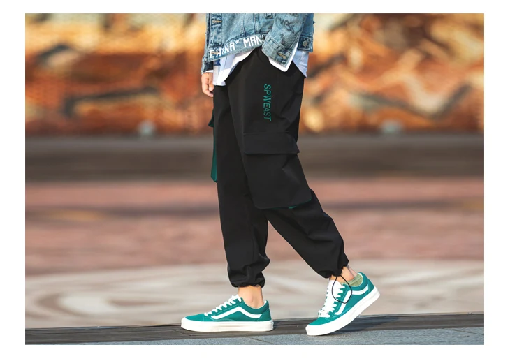 Уличная одежда, теплые зимние штаны для мужчин, длинные штаны в стиле хип-хоп с боковыми карманами, брюки-карго, мужские джоггеры, модные флисовые брюки для мужчин, 3xl