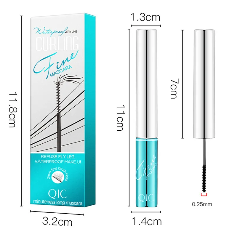 

Brush Head 4D Charm Mascara Volume Waterproof Lash Extensions Makeup Silk Graft Growth Fluid Professional For Eyelash T0621