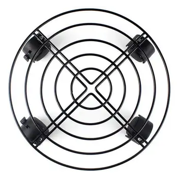 

New-Metal Plant Flower Pot Stand Trolley Caddy on Wheels Indoor Outdoor Home Garden tools