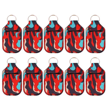 

10pcs Hand Sanitizer Bottle Cover Portable Bottle Cover Perfume Storage Container Chic Bottles Covers for Outdoor Travel (Camouf