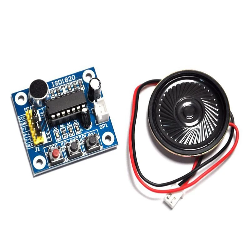 

2019 New ISD1820 Sound Voice Recording Playback Module For Arduino Loudspeaker With Horn Voice Board Telediphone