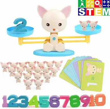 

Counting Toy Puppy Balance Math Games Educational Children's Gift, Preschool STEM Learning Toys Fun Preschool Number