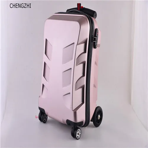 CHENGZHI 21 дюймов Трансформеры PC Мужской Дорожный чемодан скутер чемодан на колесиках сумка на колесиках - Цвет: 4