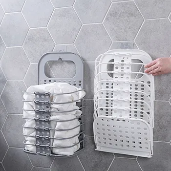 

Laundry organizer basket dirty laundry hamper Collapsible home laundry basket Space Saving storage basket