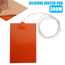 300W 220V Engine Oil Tank Silicone Heater Pad Universal Fuel Tank Water Tank Rubber Heating Mat Warming Accessories 10 x 15cm