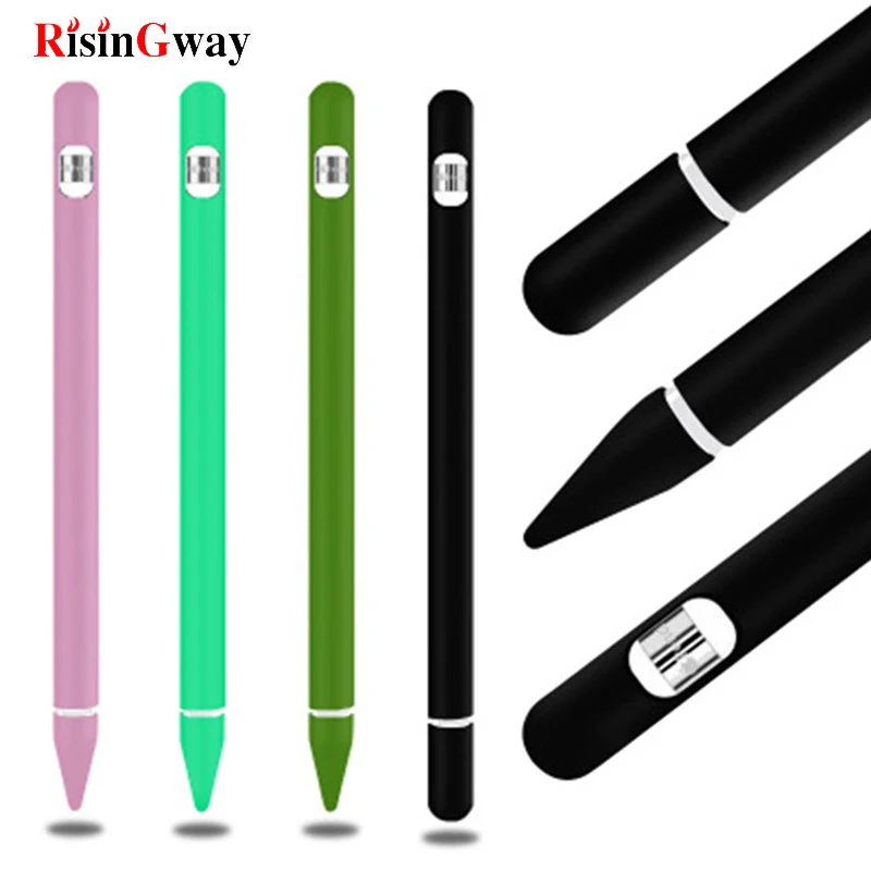

case For Apple Pencil Silicone Cover Pouch for the 1 & 2 Generation iPad Tablet Touch Pen Stylus Protective Sleeve