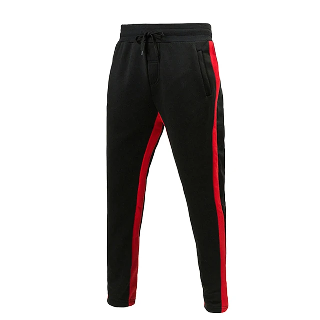 Sweatpants Men 2021 Autumn Winter Fashion Jogging Fitness Cotton Trousers Homme Elastic Sportswear Track Pants Black