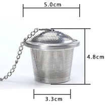 Сетка для заварки чая из нержавеющей стали, фильтр для чая для повторного использования, свободный чайный горшок, фильтр для специй, ситечко для заварки чая, инструмент для заварки чая, аксессуары