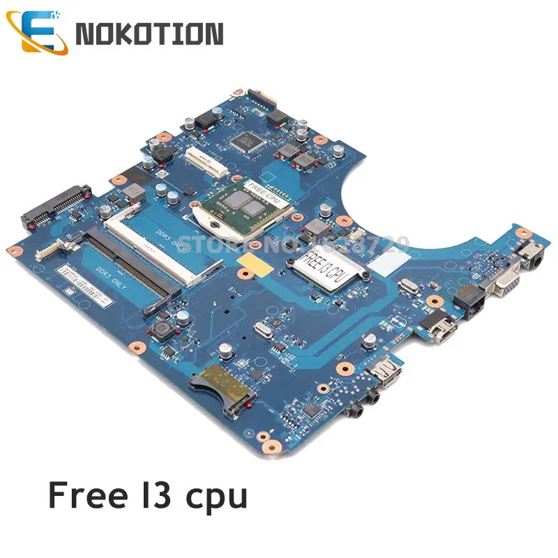 Bild von NOKOTION BREMEN-C For samsung NP-R540 R540 Laptop Motherboard HM55 DDR3 free cpu BA92-06381B BA92-06381A BA41-01219A