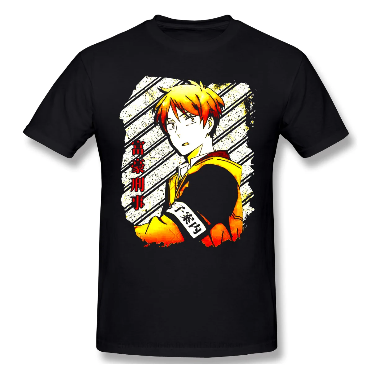 

Fugo Print Cotton Funny Balance UNLIMITED Daisuke Kambe Haru Kato Detective Anime Fashion Streetwear T-shirt