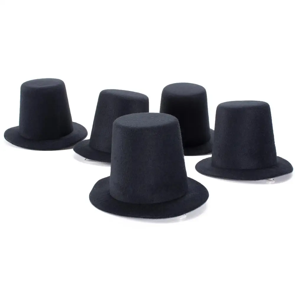 Mini Sombrero de Copa fascinador en negro y malva Accesorios Sombreros y gorras Tocados y minisombreros 
