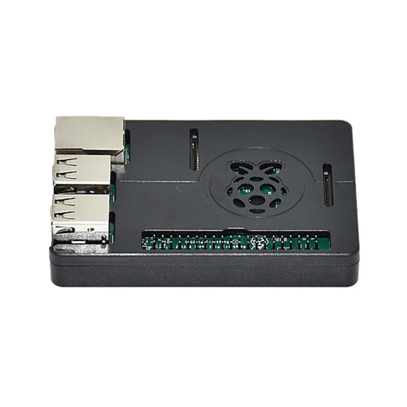 V8 ABS Защитный корпус Оболочка Чехол Крышка для Raspberry Pi B+/2/3 Модель B(черный