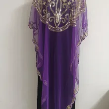 Robe africaine à paillettes pour femmes, haute qualité, mode africaine, manteau