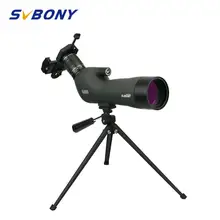 SVBONY Зрительная труба SV29 20-60x60 23 мм окуляр BAK4 призма Водонепроницаемый зум телескоп FMC Объектив Охота стрельба