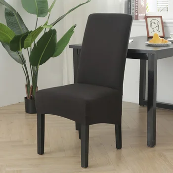 

Large Size Chair Cover XL Size Long Back Europe Style Seat Cover For Banquet Home Restaurant Hotel Party Dining