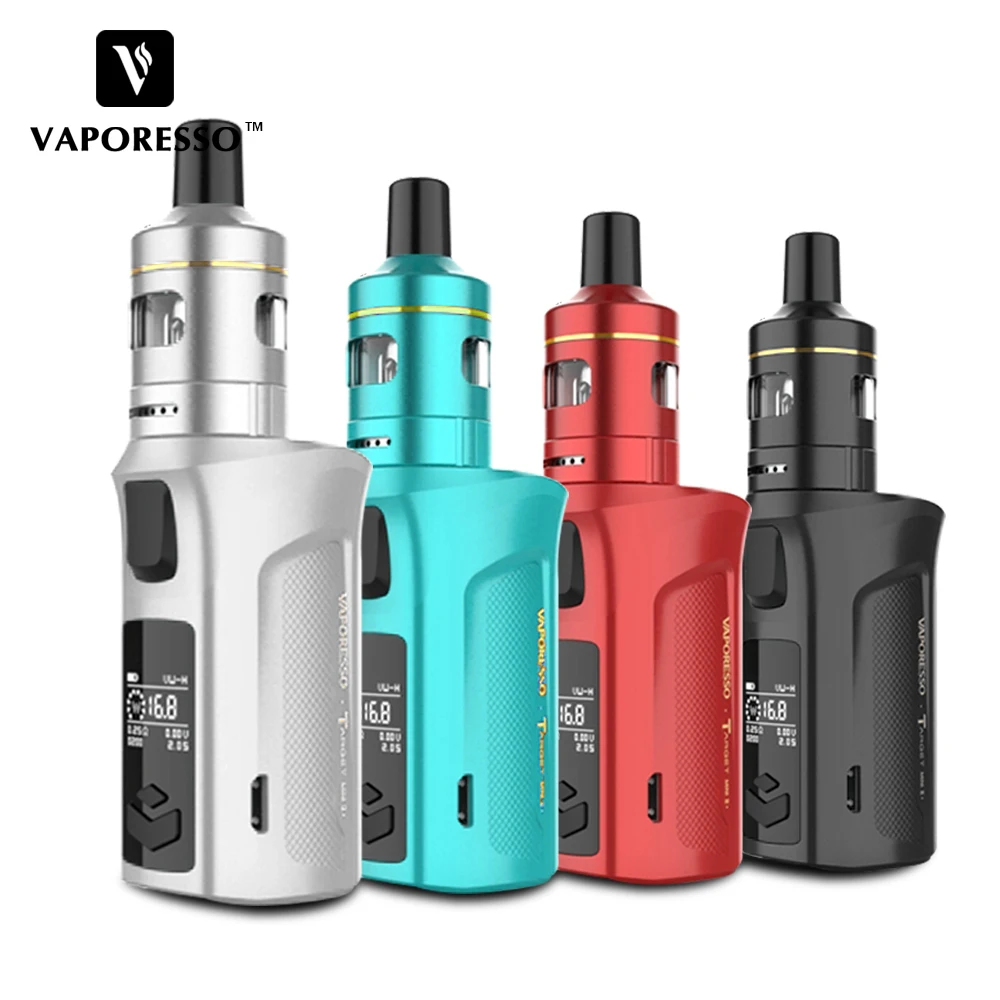 

InStock! Vaporesso Target mini 2 Vape Kit with Inbuilt 2000mAh Battery 50W Electronic Cigarette Mod & 22mm VM Tank 2ml E-cig Kit