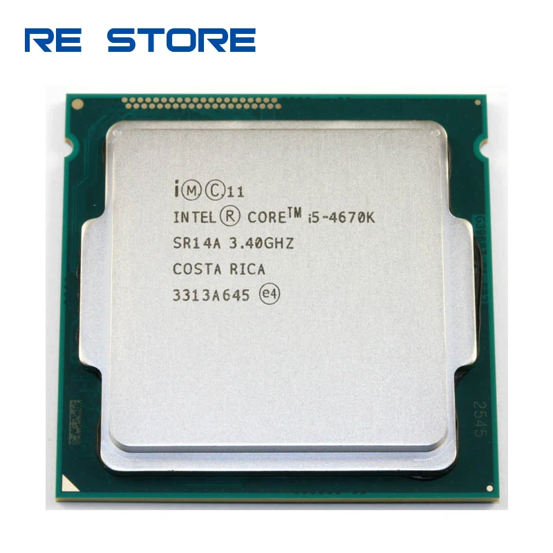 Процессор Intel Core i5 4670K 3 4 ГГц 6 Мб разъем LGA 1150 четырехъядерный процессор SR14A |